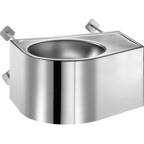 Delabie WT DUO S TC L wandh. ohne Hahnloch Edst. 1.4301 satiniert