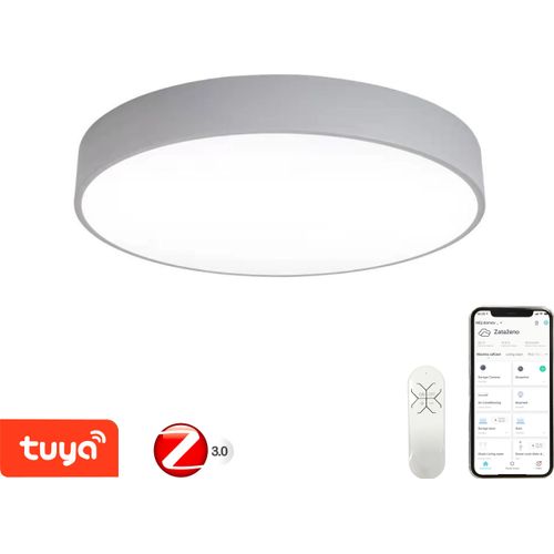 Immax NEO RONDATE Smart Deckenleuchte 60cm 50W Grau Zigbee 3.0