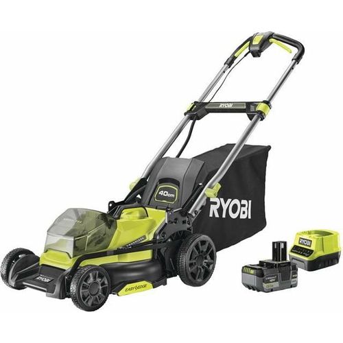 Ryobi RY18LMX40C-150 Rasenmäher-Akku, 18 V, 40 cm, 50 l, Mulchen, 1 x 5,0 Ah