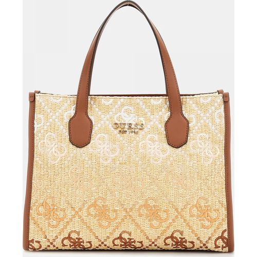 GUESS SILVANA 2 COMP TOTE Brown