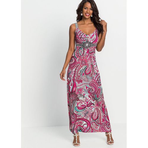 bonprix Maxikleid mit Applikationen, pink