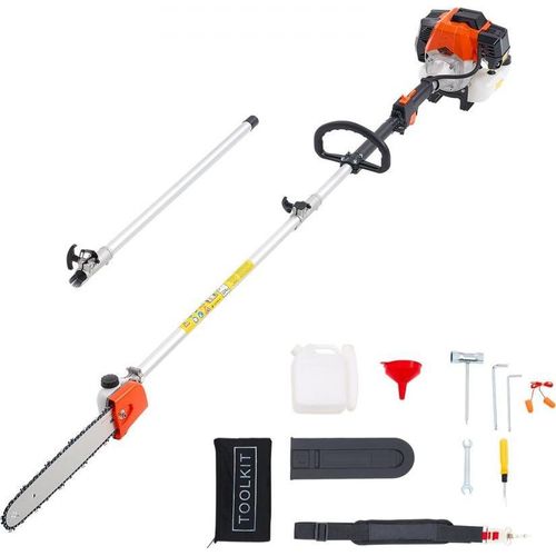 Benzin Hochentaster 2,2–2,94m - 52ccm Teleskopsäge - 2-Takt Motorsäge - Hochleistungs-Baumsäge