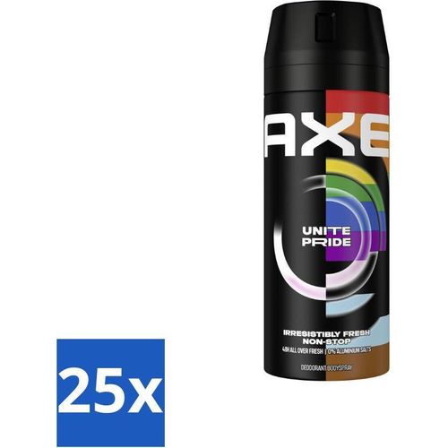 AXE - Deodorant Spray - Unite - Pflegend - Würziger Duft - 150 ml - Vorteilspack - 25 Stücke