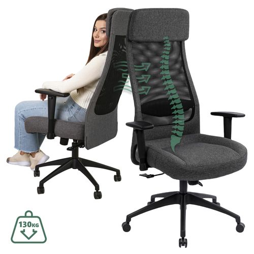 di volio Bürostuhl Molfeta – ergonomisch & rückenschonend, bis 130 kg