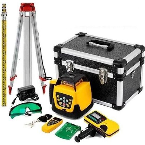 Rotierender Laser – 500 m – Grüner Laser – Mit Stativ – 1 mm/1,5 m Genauigkeit – Laser