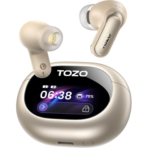In Ear Kopfhörer Noise Cancelling,LADC LDAC Hi-Res Audio 80 Std AKK IPX8 Wasserdicht 2 Gerätekopplung,6 Mik, In Ear Noise Cancelling Trageerkennung