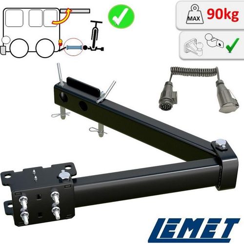 Shwenkmodul für Fahrradträger für AHK LINKS (13-Polig) für MAN TGE ab 2017