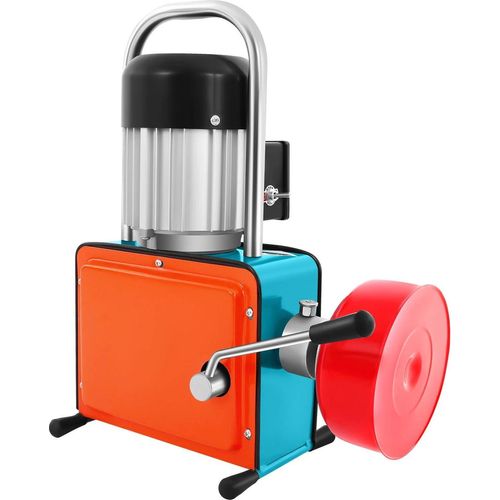 Rohrreinigungsmaschine - Abfluss- und Kanalreiniger - 1000 W - 400 U/min - Ø 20–150 mm - 30 m Spirale - Kupfermotor - Eisen