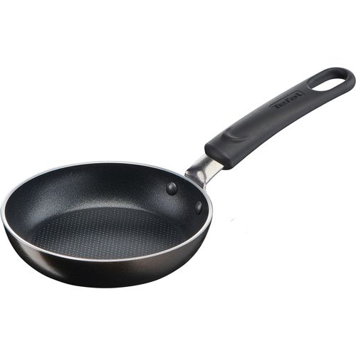 Bratpfanne TEFAL "Simple Cook Mini-Blini - Mini-Pfanne Ø 12 cm", schwarz, B:12,5cm H:3cm L:24,2cm Ø:12cm, Pfannen, Bratpfanne, Mini-Pfanne Ø 12 cm, Antihaft, nicht induktionsgeeignet