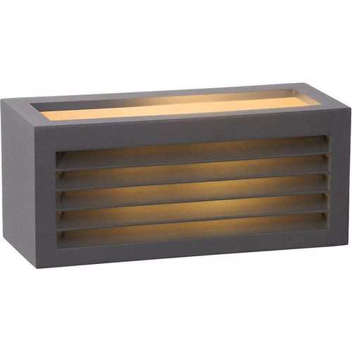 Lucide DIMO, Wandbeleuchtung für den Außenbereich, Schwarz, IP54, Fassade, Garten, Terrasse, I, Modern