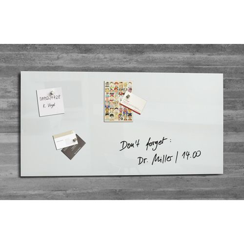 SIGEL Glas-Magnettafel artverum® 91,0 x 46,0 cm weiß