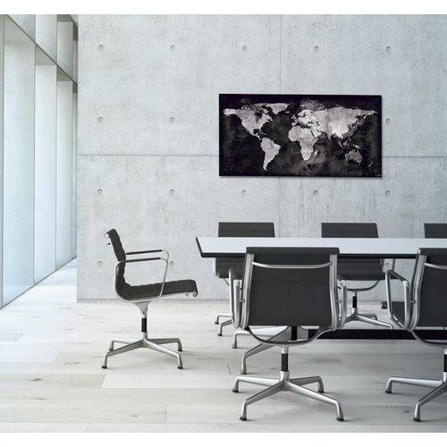 SIGEL Glas-Magnettafel 91,0 x 46,0 cm World-Map