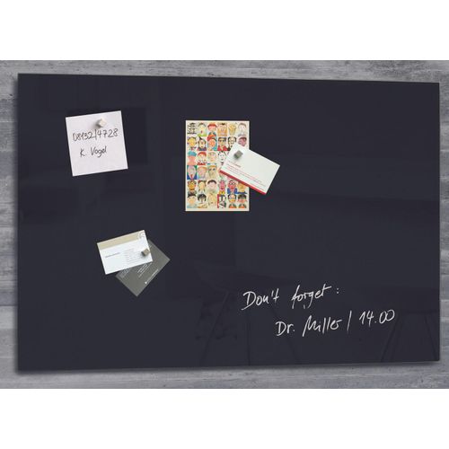 SIGEL Glas-Magnettafel artverum® 60,0 x 40,0 cm schwarz