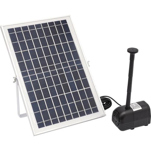 Solare Brunnenpumpe - Teichpumpe - Leistung 10 W, 17 V - Max. Fördermenge 1000 l/h - IP68 wasserdicht - Für Fischteiche