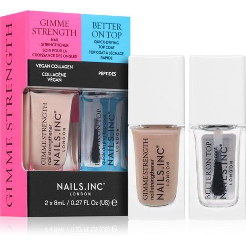 Nails Inc. Gimme Strength & Better On Top nagellak set
