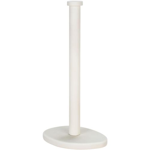 Küchenrollenhalter "ORRY", weiß, B:11,5cm H:31,5cm L:15,5cm T:15,5cm, Polyresin, SCHÖNER WOHNEN-KOLLEKTION, Küchenrollenhalter, Küchenrollenhalter mit rutschfester Bodenplatte