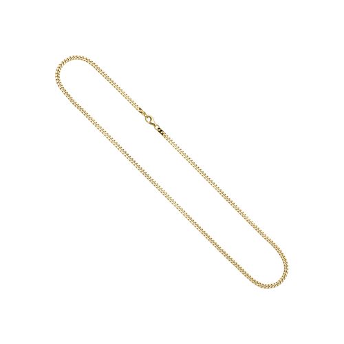 Goldkette JOBO, gelbgold 333, Halsketten, Damen, Gelbgold 333, L: 50, Goldkette, Panzerkette 333 Gold massiv 50 cm