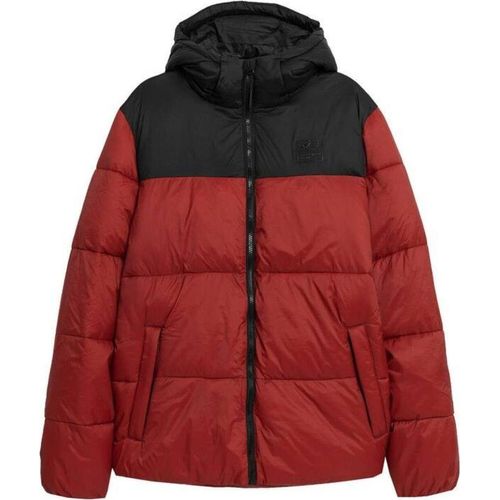 4F Jacke mit hydrophober Beschichtung und synthetischer Daunenfüllung, lässiger Stil