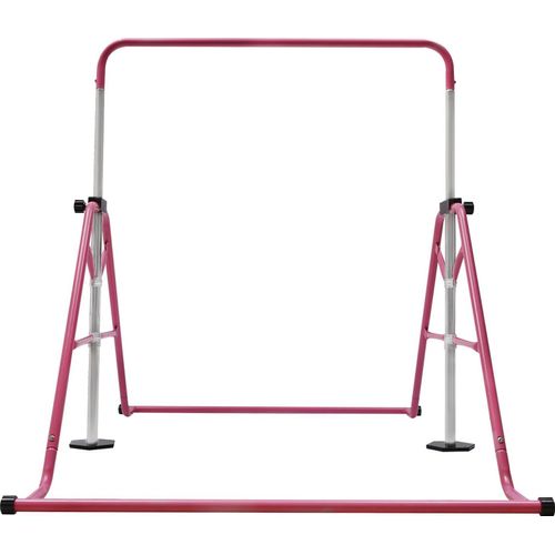 Kinder Turnreck - Indoor Reckstange - Für Kindertraining - Krafttraining & Rumpf - Heimfitness Trainingsgerät - Rosa