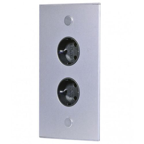 Küchensteckdose Riva, Ecksteckdose Edelstahl, Steckdose Küche