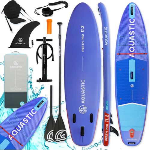 Sup Aquastic Perth Pro 340Cm Drop Stitch, 2-In-1 Paddel, Pumpe, Sitz