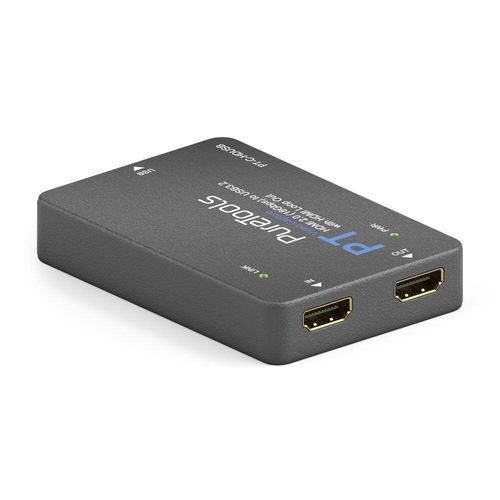 PureTools - HDMI2.0 Video Capture - 4K 60Hz HDMI to USB3.2 Conversion Tool, HDMI 2.0 (18Gbps) to USB 3 (5Gbps) mit HDMI Loop Out