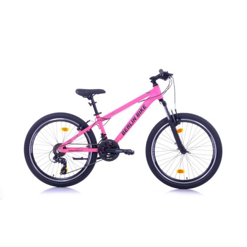 Mountainbike 24 Zoll Mountainbike mit Aluminium-Rahmen – Rosa