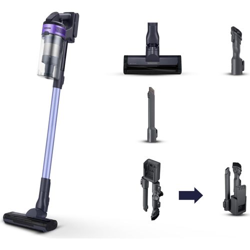 Samsung VS15A6031R4, Stabstaubsauger, Beutellos, Schwarz, 0,8 l, Trocken, Multizyklonisch