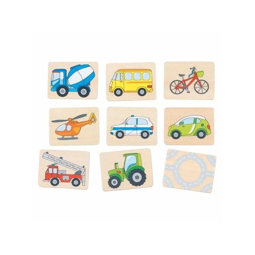 Goki Wooden Memo Vehicles