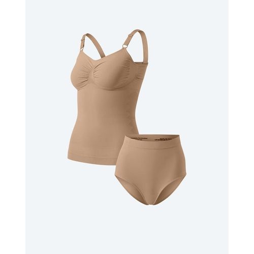 Midi Control Set aus Top + Bauchkontrollslip