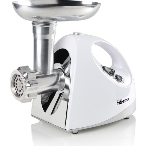 Tristar VM-4210 Fleischwolf, 550 W, Edelstahl, Weiß, Edelstahl, 1200 W, 3,17 kg, 285 mm