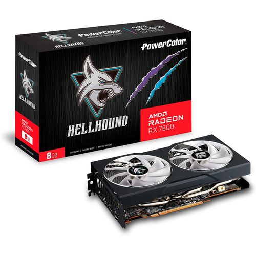 Powercolor Radeon RX7600 Hellhound 8GB GDDR6 HDMI 3xDP