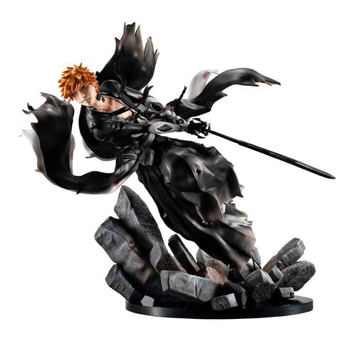 Megahouse Ichigo Kurosaki Bleach Pvc Preisreihe G.e.mfigur 25 Cm Braun Braun One Size