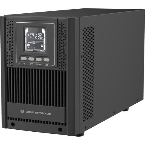 Conceptronic ZEUS52E2K 2000VA 1800W Online Turm USV - IEC - Doppelwandler (Online) - 2 kVA - 1800 W - Sinus - 220 V - 2