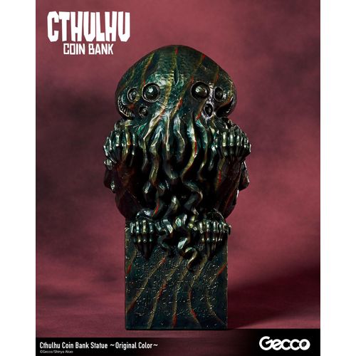 H.P. Lovecraft Cthulhu Mythos Spardosen Statue Cthulhu (Original Color) 24 cm