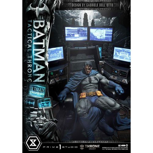 DC Comics Throne Legacy Collection Statue 1/3 Batman Tactical Throne Ultimate Bonus Version 57 cm