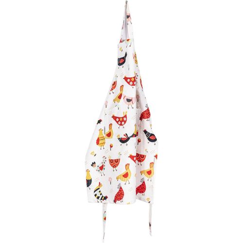 Kochschürze EGERIA "Chick", weiß, B:60cm L:80cm, Web, Baumwolle, Schürzen, Kochschürze, 60x80 cm