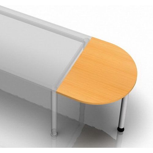 Anbautisch mit Fuß 60x80cm Buche