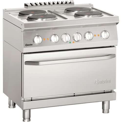 Bartscher Elektroherd 700, B800, 4PL, EBO