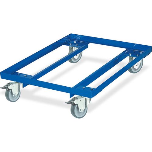 Fahrgestell/Rollrahmen, LxBxH 810 x 610 x 190 mm, Tragkraft 240 kg, Vollgummibereifung