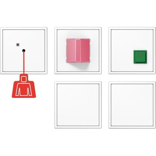 Jung Notrufset NRS LS 0834-2 WW NRSLS0834-2WW