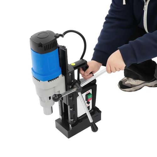 1680W Magnetkernbohrmaschine Stahlplatte Bohrer Kernbohrmaschine (13800N, Max. Tiefe 50mm220V) Magnetbohrer Elektromagnetische Industrielle