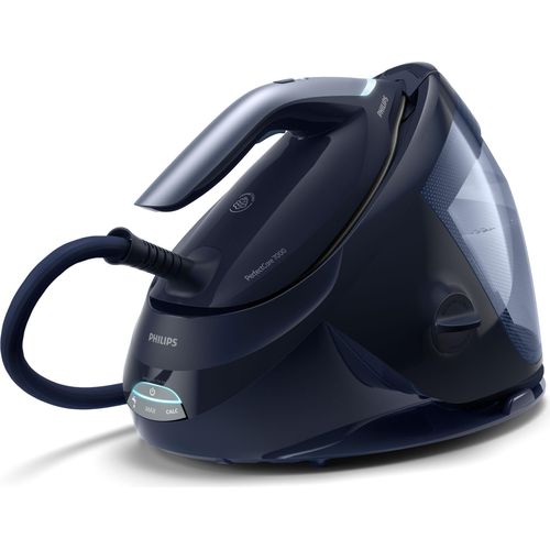 Philips PerfectCare Bügelstation, Keramikbügelsohle, 120 g/min konstanter Dampf, 8.0 bar, 2100 W, Blau (PSG7130/20)