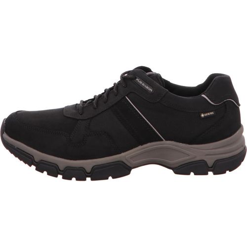 Pius Gabor Herren Sneaker Low, Männer Schnürschuhe,Gore TEX,Wechselfußbett,Strassenschuhe,Schnuerung,lace-up Shoes,Black,44.5 EU / 10 UK