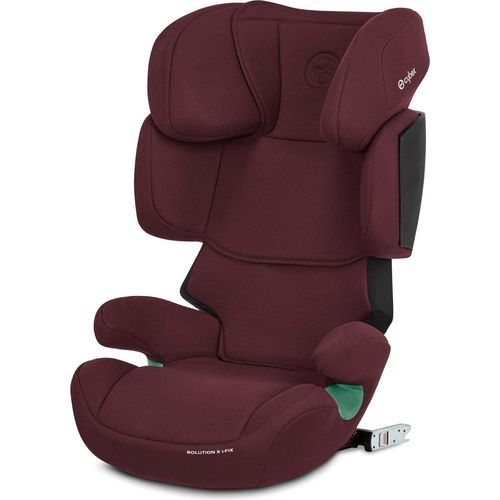 CBX by CYBEX SOLUTION X I-FIX Kindersitz für Kinder von 3 bis 12 Jahren – Gruppe 2/3 – 100 bis 150 cm, Rot | ed