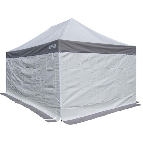 ALEOS. 4x4m ALU Profi Faltzelt Marktzelt Marktstand Tent 50mm Hex mit Metallgelenken und PVC PLANEN FEUERHEMMENDEN