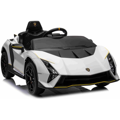 Lamborghini Invencible Sportwagen Elektrofahrzeug Kinderfahrzeug Bluetooth 2Motoren 12V Weiß