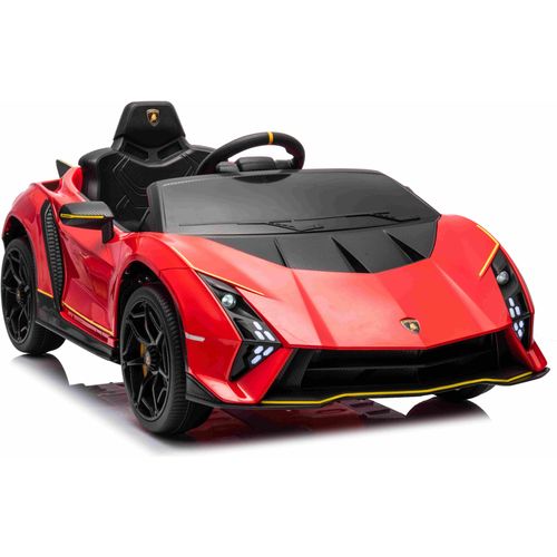 Lamborghini Invencible Sportwagen Elektrofahrzeug Kinderfahrzeug Bluetooth 2Motoren 12V Rot