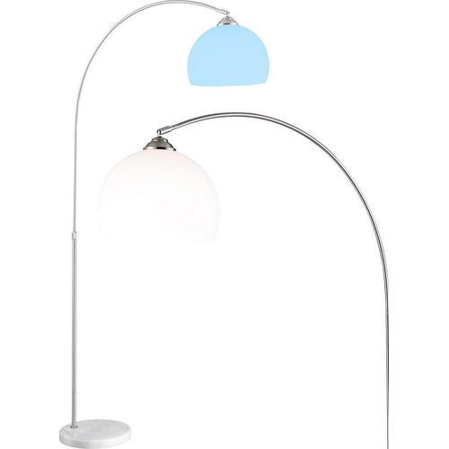 RGB LED Stehlampe mit Marmorsockel und Teleskopfunktion