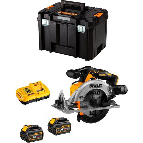 Handkreissäge DeWALT DCS565T2 (2 x 54V/18V 6,0 Ah + DCB116 + TSTAK VI)